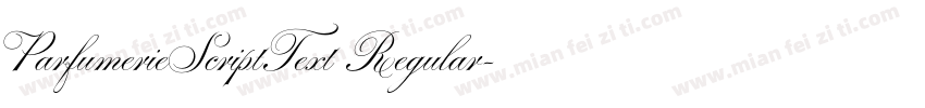 ParfumerieScriptText Regular字体转换